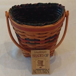 Longaberger Shades Of Autumn Basket